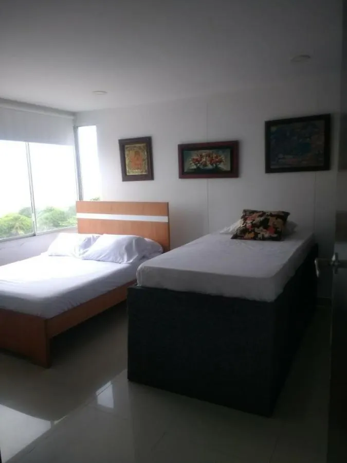1C5 Apartamento En Cartagena Con Balcon Y Vista Al Mar, Aire Acondicionado Y Wifi Apartament
