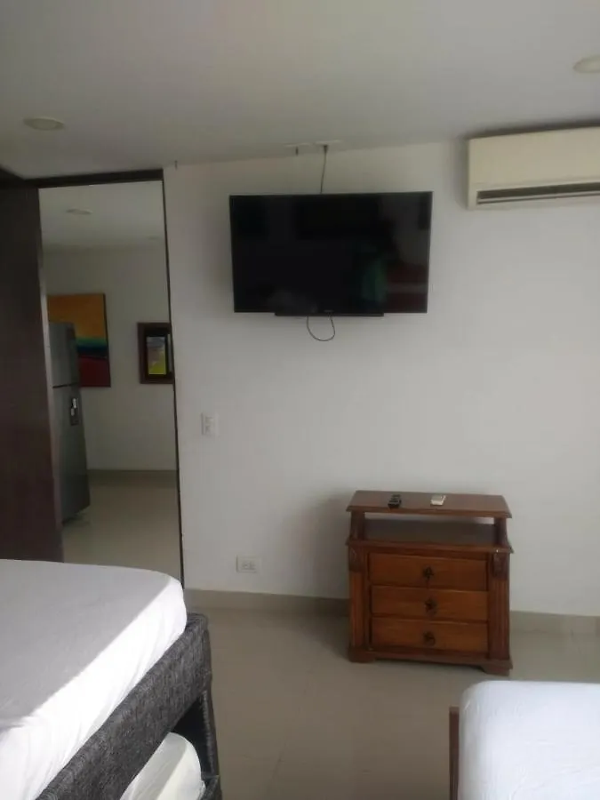 1C5 Apartamento En Cartagena Con Balcon Y Vista Al Mar, Aire Acondicionado Y Wifi 0*,